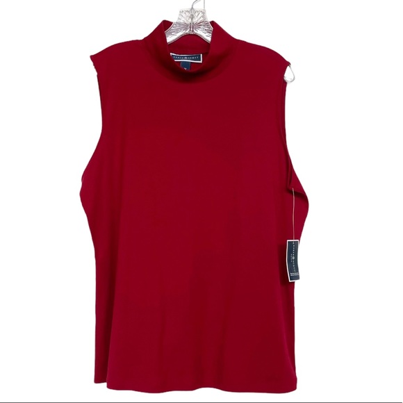 karen scott sleeveless mock turtleneck